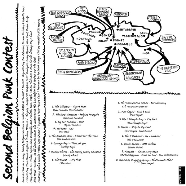 LP  – Various – Second Belgian Punk Contest (12")